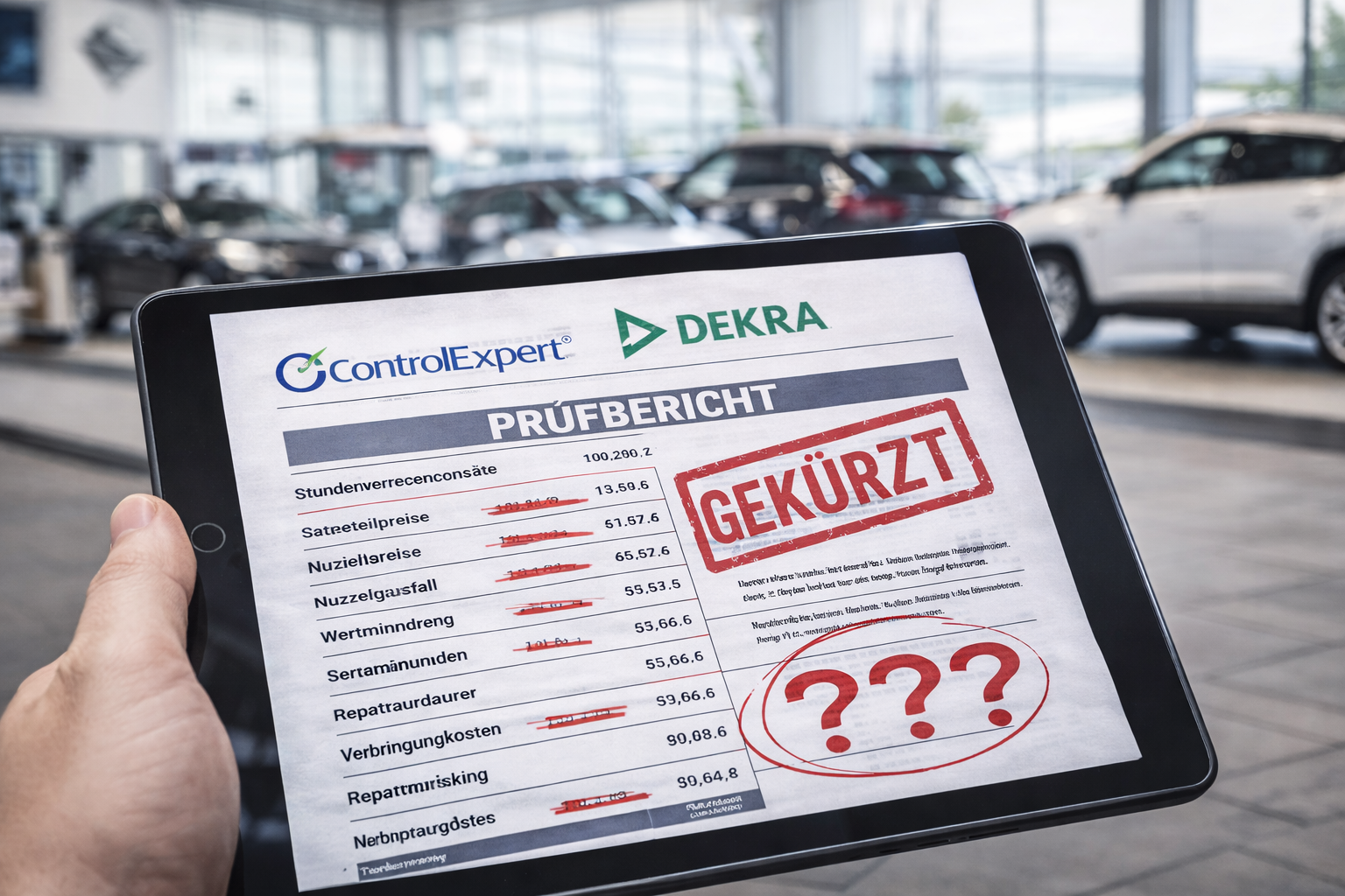 Prüfbericht von ControlExpert, DEKRA & Co. – darf die Versicherung das?